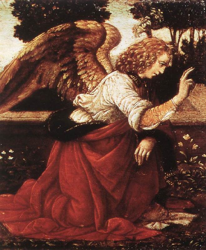 Annunciation (detail)  fg47, LEONARDO da Vinci